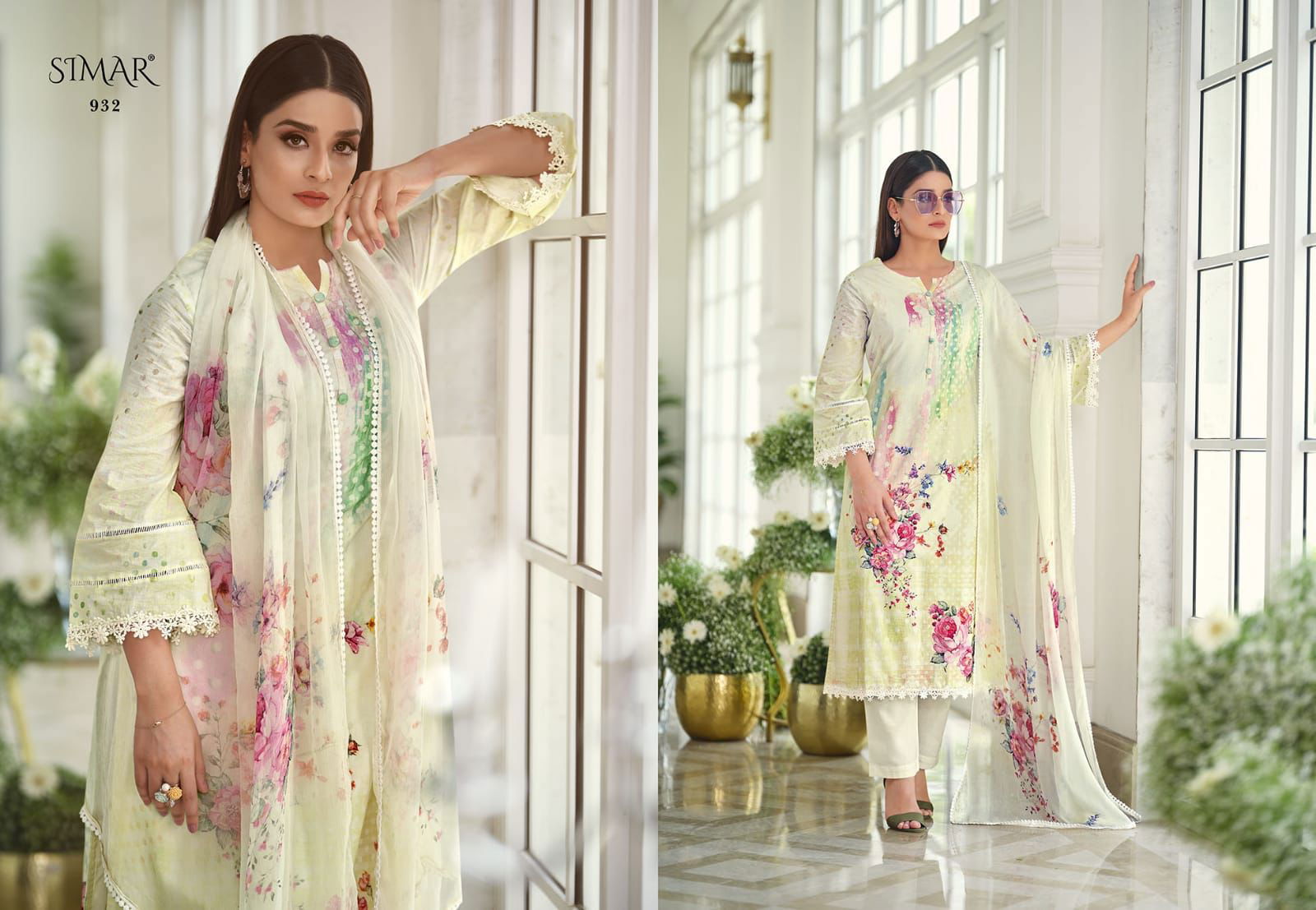 Glossy Simar Nazam 927 Series Ethnic Wear Fancy Printed Salwar Suits Collection